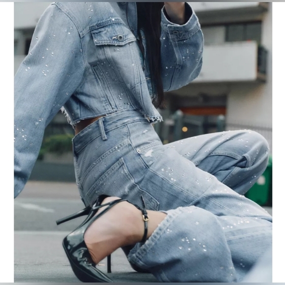 Zara Glossy Black Heels - Picture 2 of 6